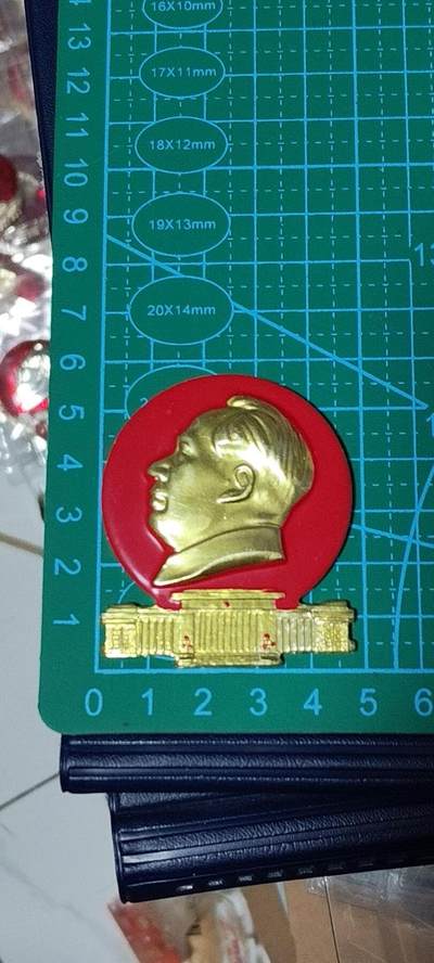 精品毛主席像章拍场 🔥大会堂异型🔥毛主席像章，