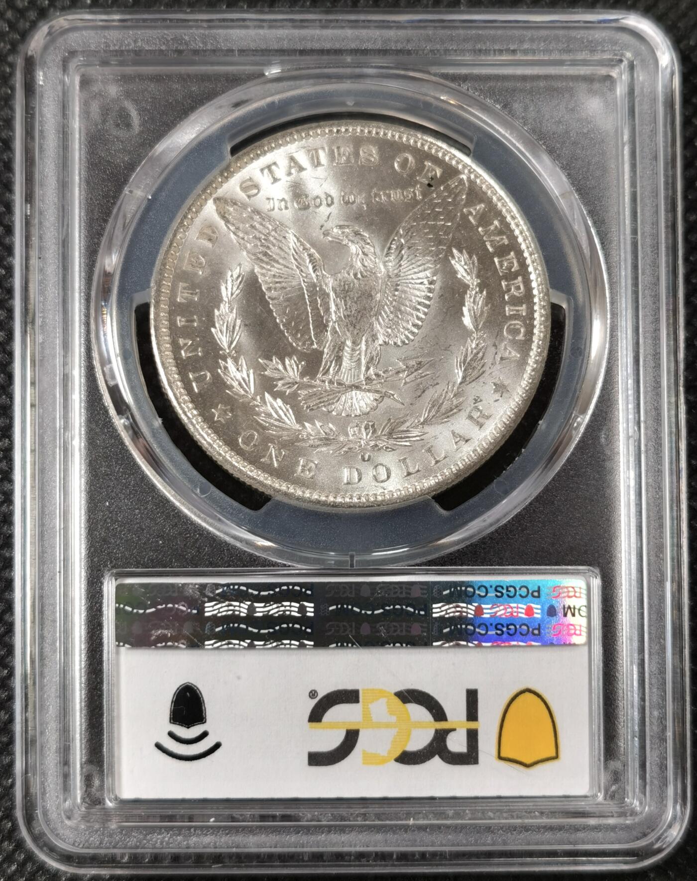  甄臻铺-美国银币专场-世界币章拍卖（第17期），送拍享返佣金等优惠多多 PCGS-MS64 1900年O版摩根，较少见版本