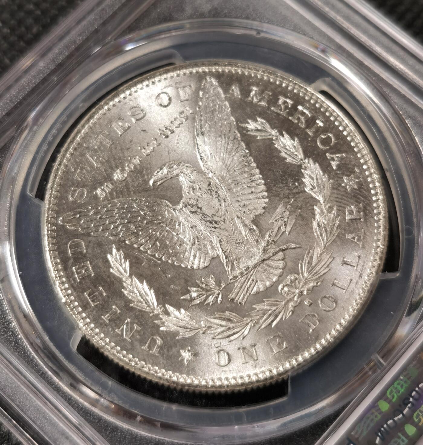  甄臻铺-美国银币专场-世界币章拍卖（第17期），送拍享返佣金等优惠多多 PCGS-MS63 1878年S版美国摩根，首发年份，PL质感，麦稀奇已经很久没出现了