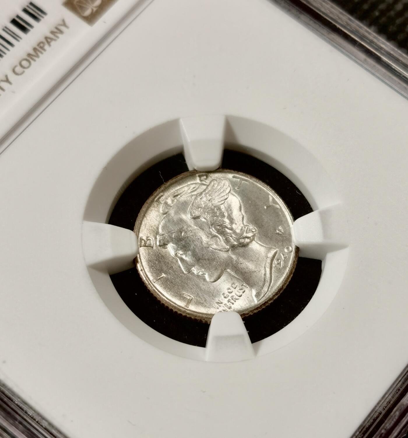  甄臻铺-美国银币专场-世界币章拍卖（第17期），送拍享返佣金等优惠多多 NGC-MS64 1940年美国小飞侠