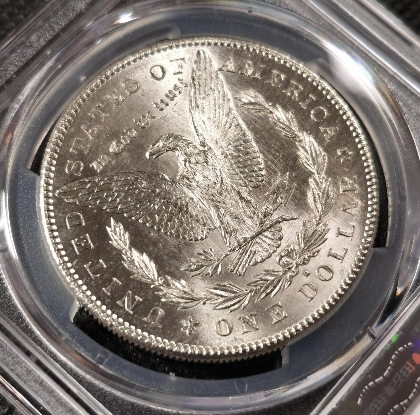  甄臻铺-美国银币专场-世界币章拍卖（第17期），送拍享返佣金等优惠多多 PCGS-MS63 1878年S版美国摩根，首发年份，PL质感，麦稀奇已经很久没出现了