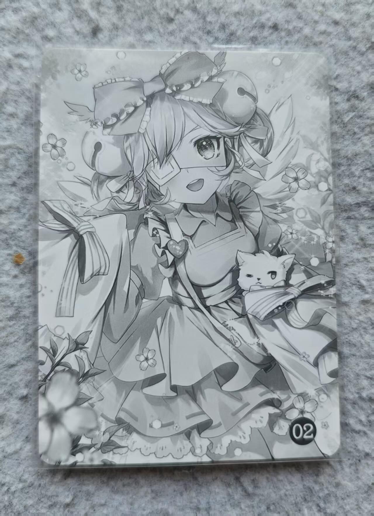 龙虎卡牌第37场 （无佣金，满120包邮，欢迎送拍） 粗闪卡 可爱少女