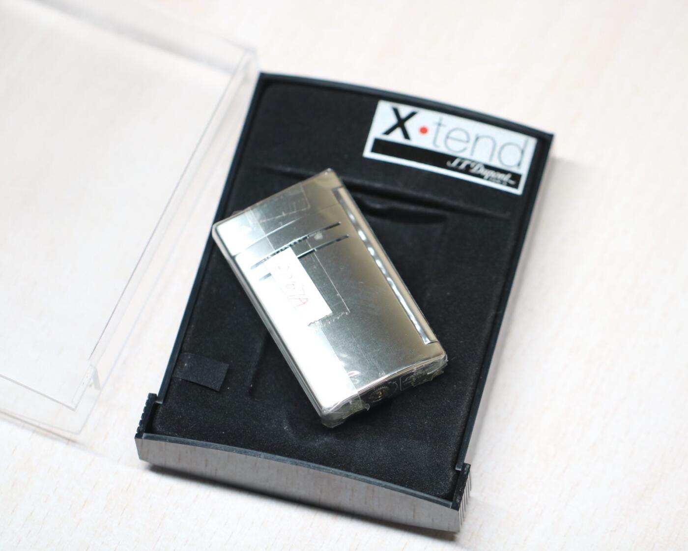 大猫火机拍卖 第2期 都彭x-tend防风火机大号，银色未拆封，早期法国制造