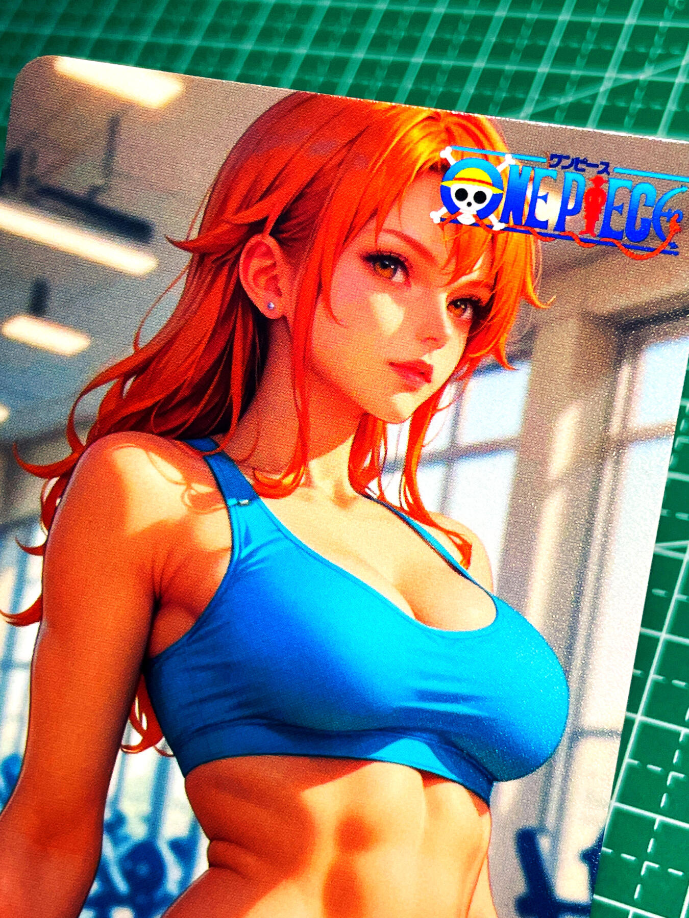 显眼宝15期 美人如玉 狐狸卡卡动漫卡牌1张 海贼王 娜美  折光彩闪 工艺 尺寸 63*88