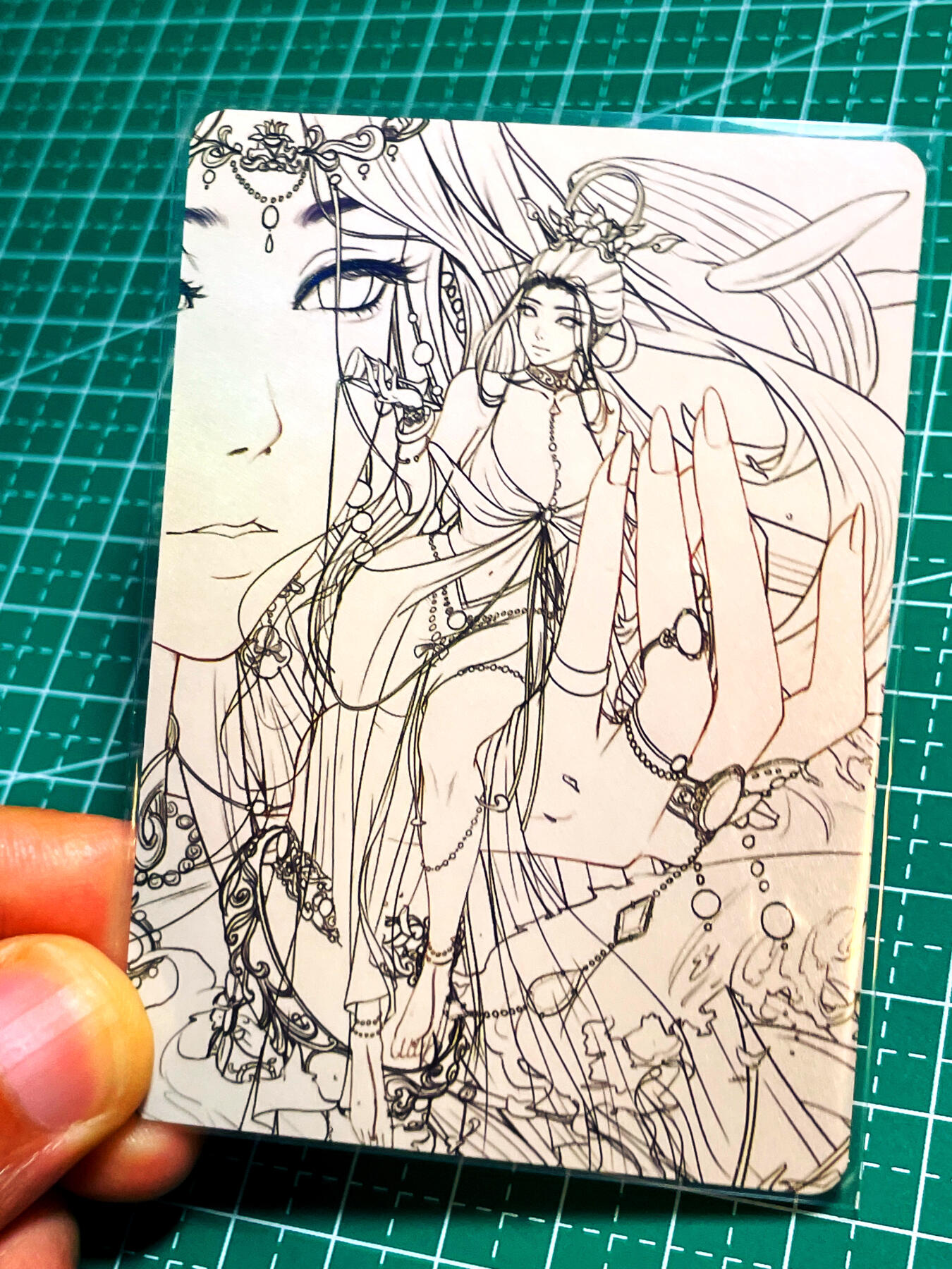 显眼宝15期 美人如玉 次元鉴赏 年度线稿 【指如削葱根~】【赠卡 个人很喜欢推荐收藏】