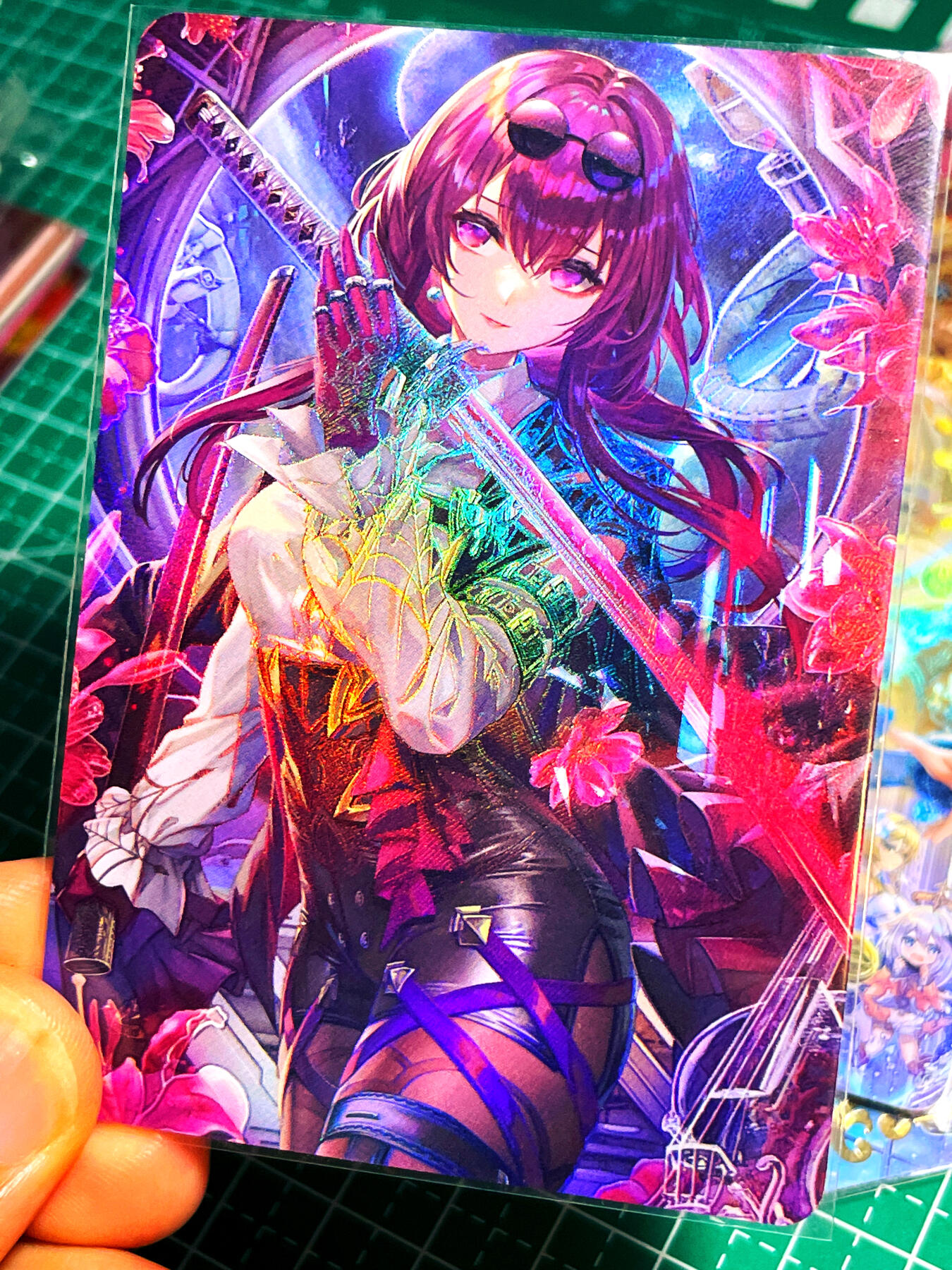 显眼宝15期 美人如玉 墨卡文创  星穹铁道卡芙卡1张  折光彩闪  大卡尺寸63*88