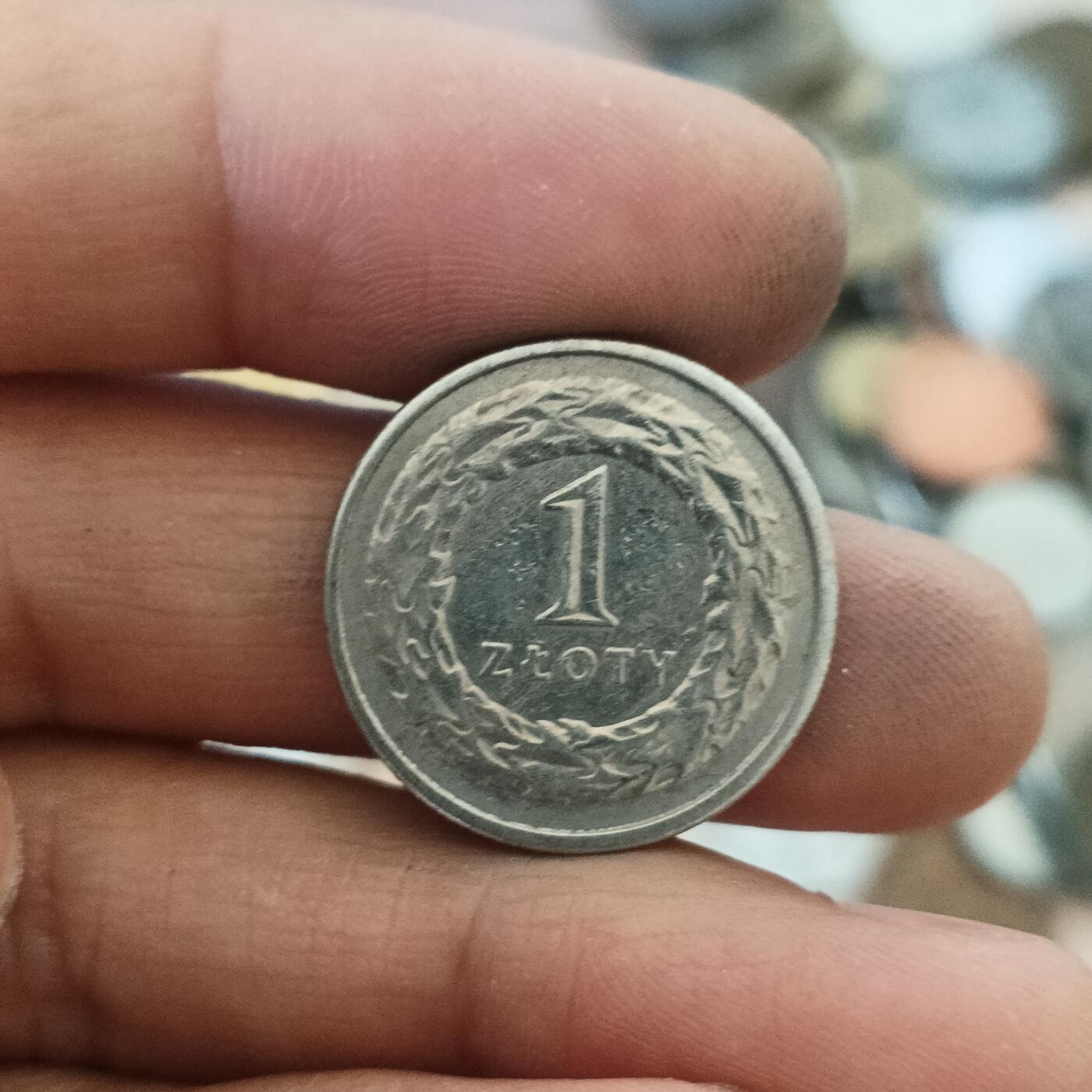 泡泡币外币第三十五场可代拍15038385335微信 波兰一元