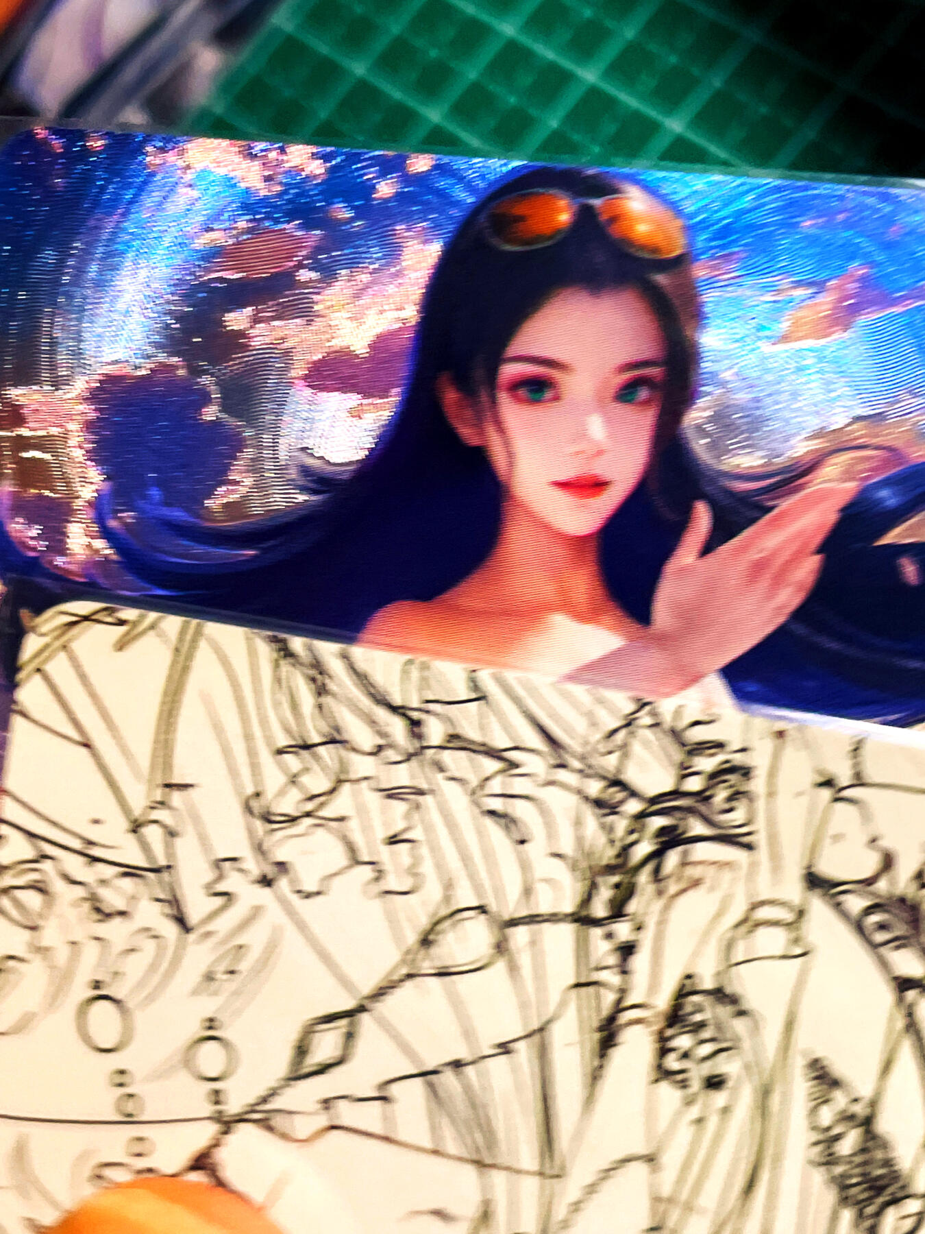 显眼宝15期 美人如玉 May Card  原创海贼王 特卡罗宾1张  粗闪63*88