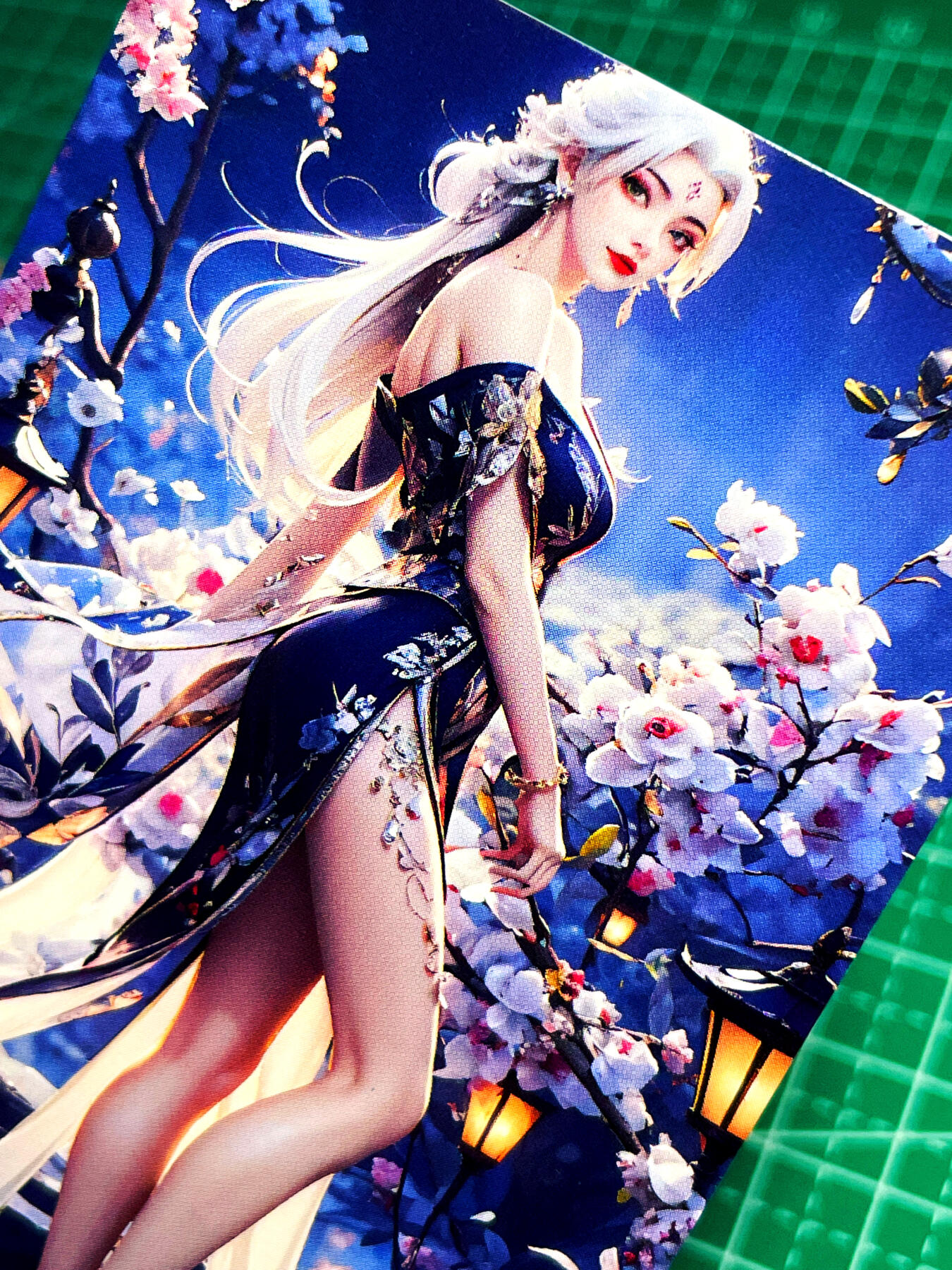 显眼宝15期 美人如玉 皇帝新衣卡牌  国漫3单卡1张   折光彩闪60*87