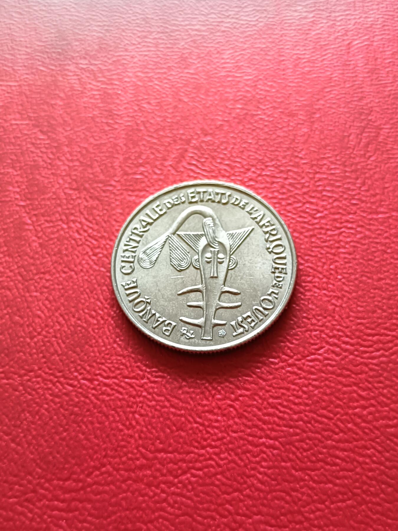 【云涧收藏】第二十七场 西非1972年50法朗，UNC