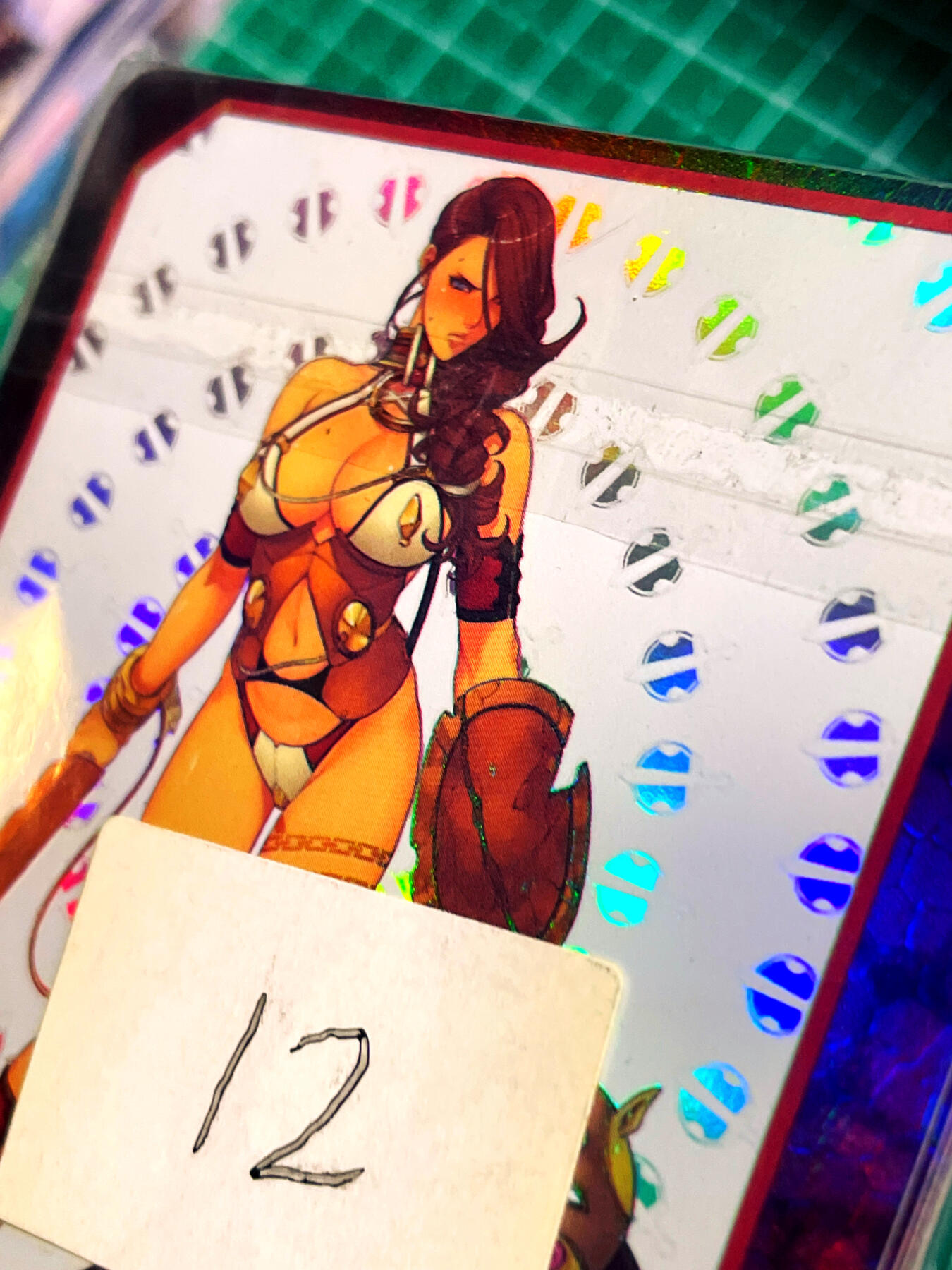 显眼宝15期 美人如玉 冰狗卡牌   织田龙战士  第三弹11张  折光彩闪卡 尺寸63*88