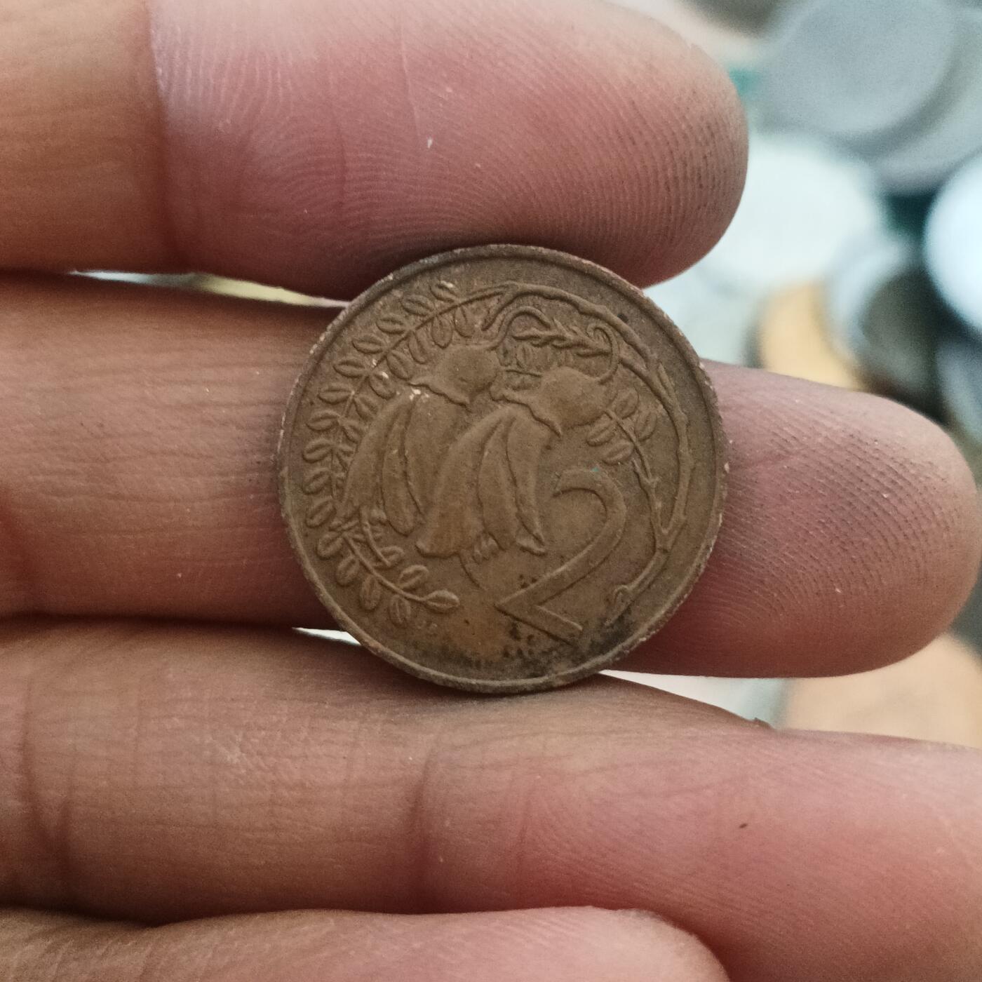 泡泡币外币第三十五场可代拍15038385335微信 新西兰2分