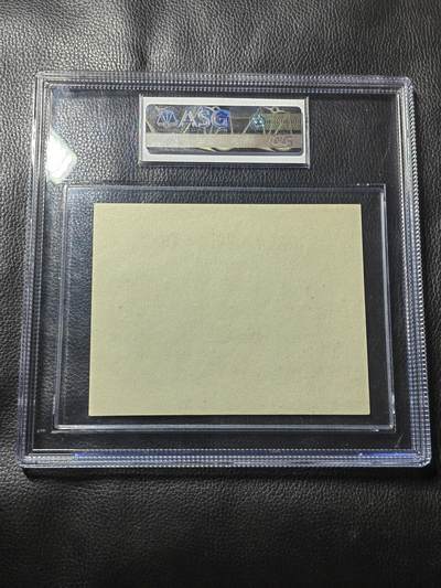 洪涛臻品批发群 精选邮票限时拍卖第1119期  纪50M关汉卿小型张 ASG80OP，草纸精品 发行量少， 带OP原票值得收藏，注意趁行情调整囤货