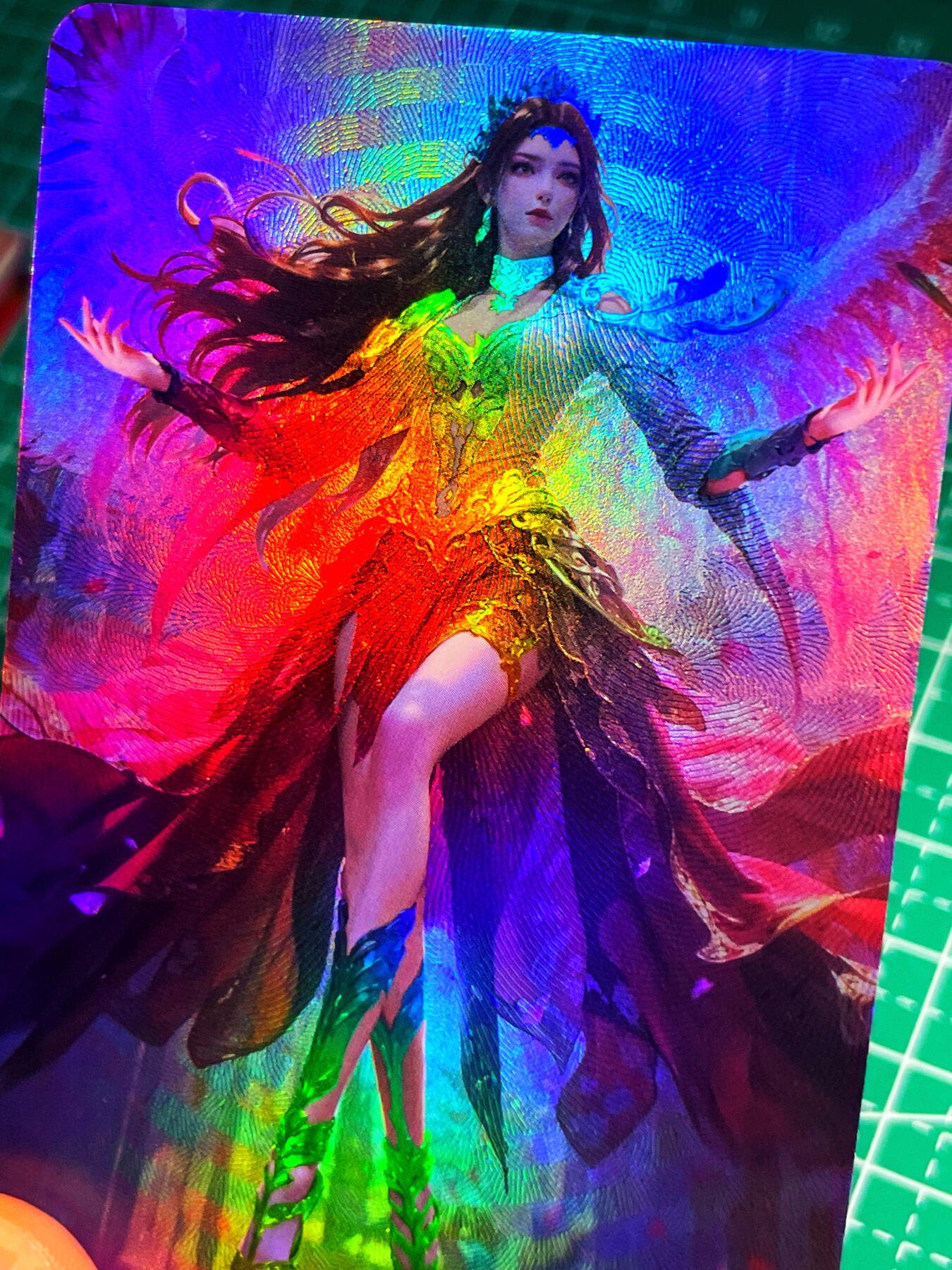 显眼宝15期 美人如玉 皇帝新衣卡牌  国漫1单卡1张   折光彩闪60*87