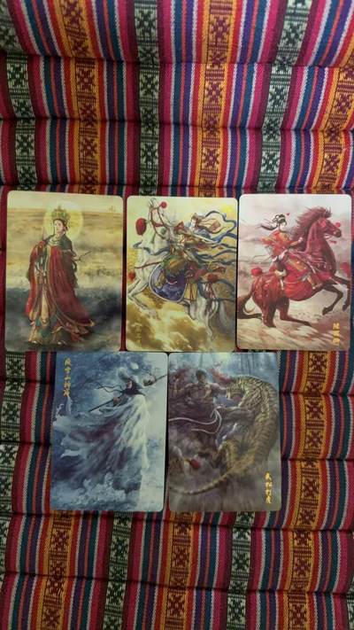 光影卡牌第12期，亲签卡，各家套卡，持续收拍品 - 燎原水浒特卡普卡5张