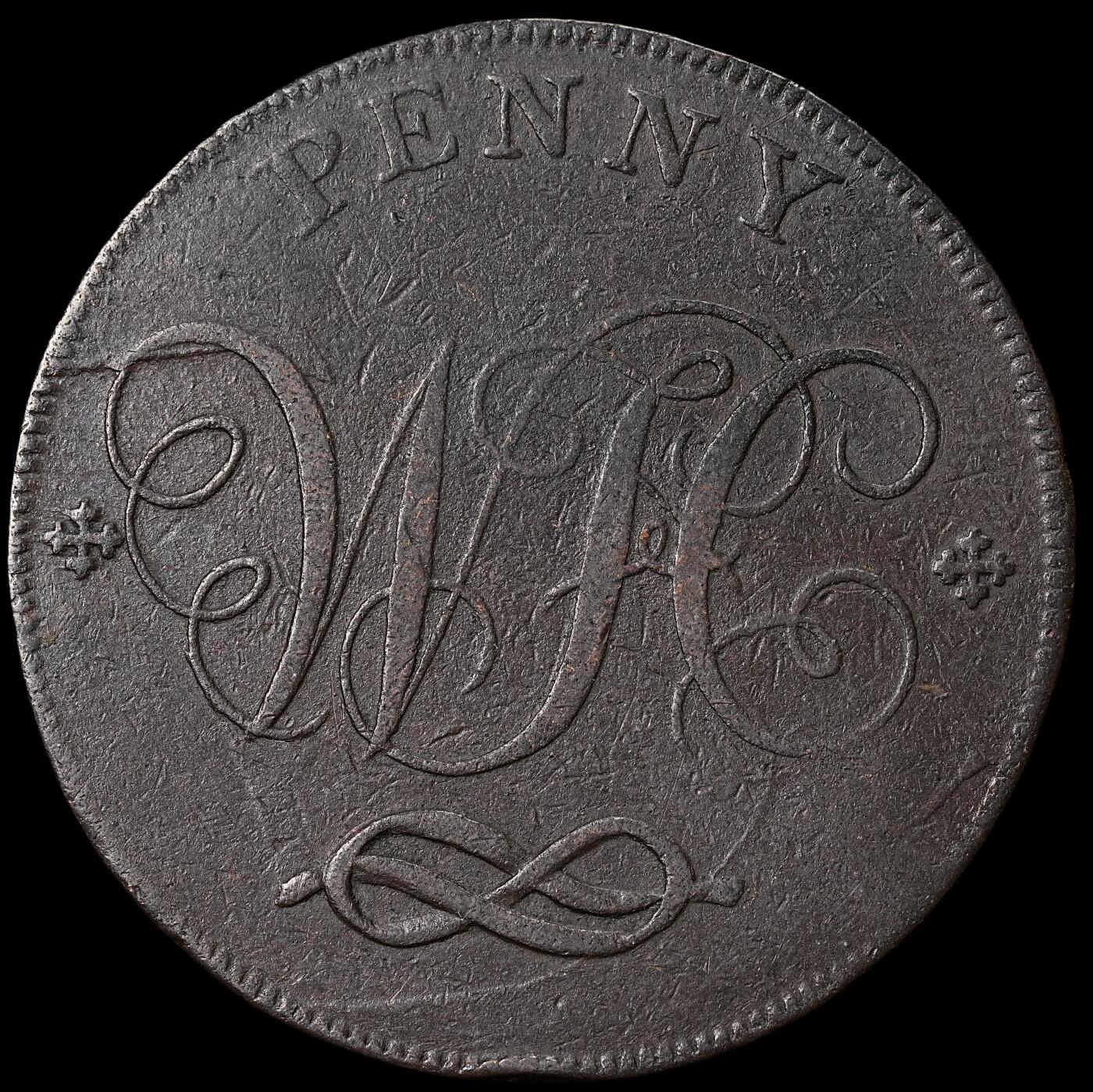 修遠堂世界钱币第七十期 1801年英国斯坦福1便士代用币 19.22g