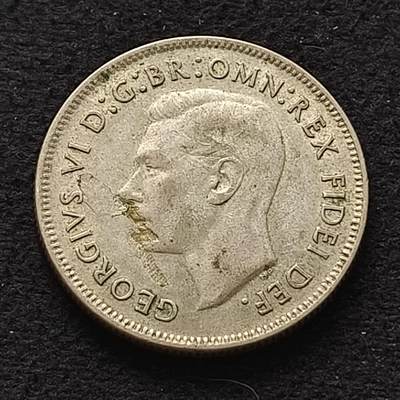 0起1加再包邮-纯粹捡漏拍-429散币银币场 - 澳大利亚1951年1佛罗林联邦成立50周年纪念银币