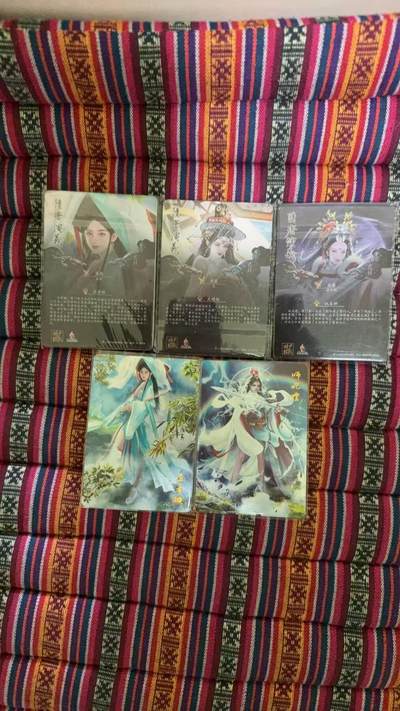 光影卡牌第12期，亲签卡，各家套卡，持续收拍品 - 燎原隋唐九拼+2张粗闪特卡