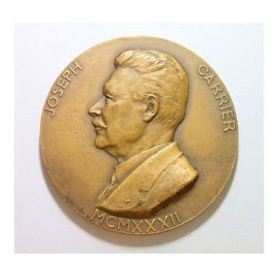 【艺术】法国艺术大章1932年 凯瑞教授高浮雕精制超大铜章 60MM - 【艺术】法国艺术大章1932年 凯瑞教授高浮雕精制超大铜章 60MM