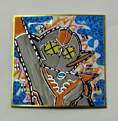 零元拍：歪歪亲笔签名原画色卡，尺寸：12/12厘米，不是复制画哦 - 零元拍：歪歪亲笔签名原画色卡，尺寸：12/12厘米，不是复制画哦