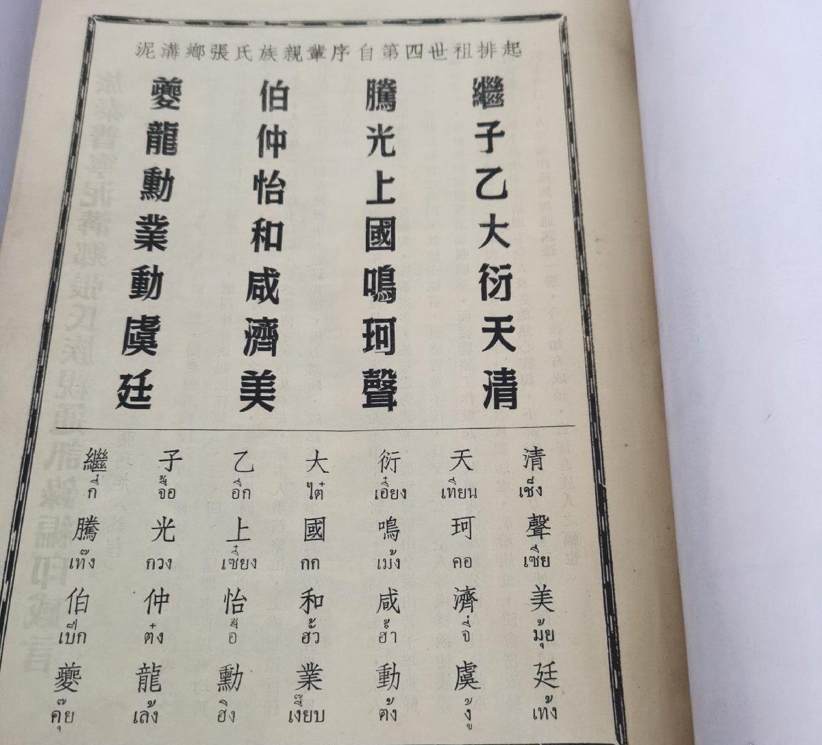 海外华侨华人原版史料《旅泰普宁泥沟乡张氏族亲通讯录》