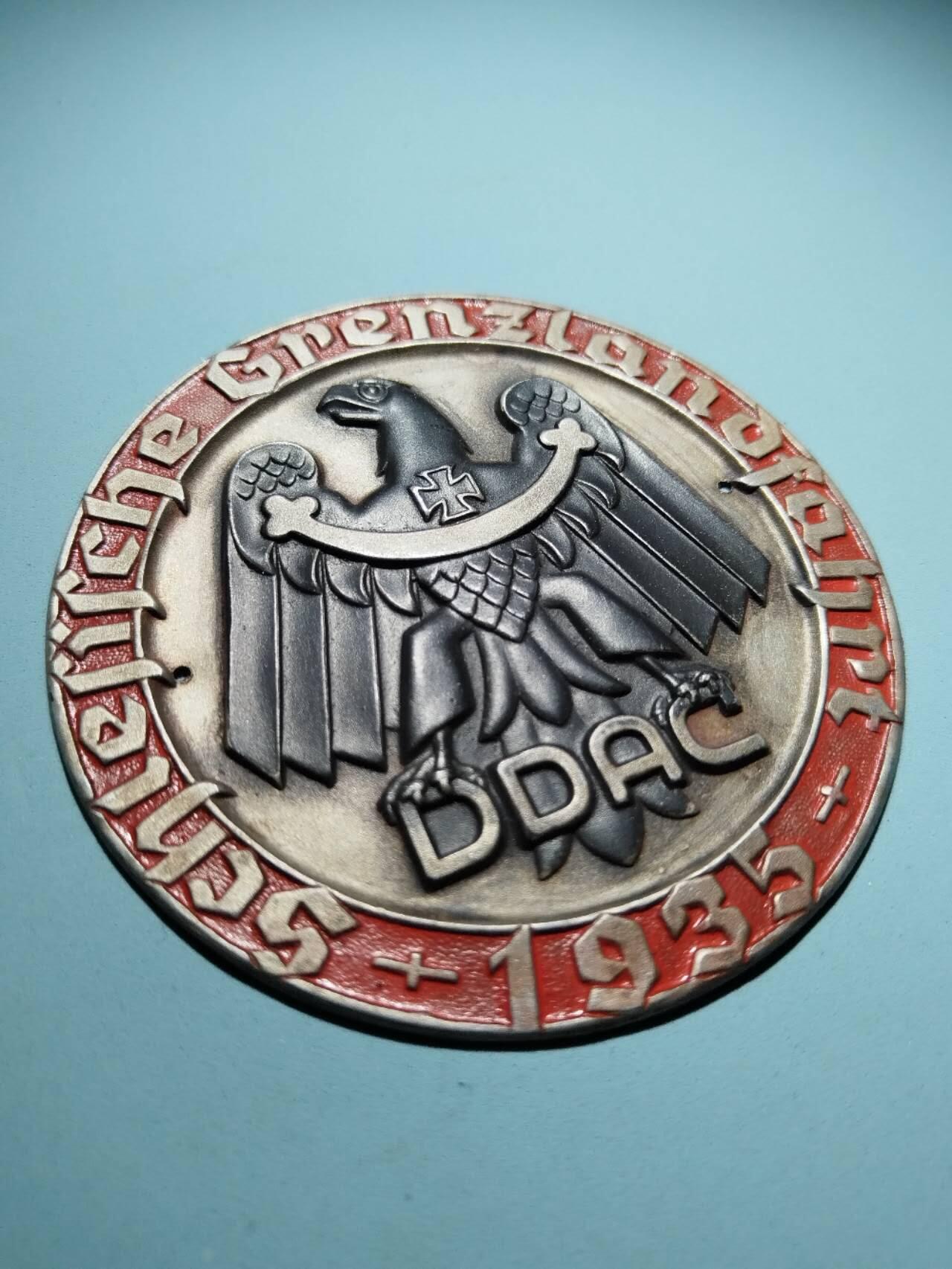盛世勋华——号角文化勋章邮票专场拍卖第289期 德国（1939）德意志汽车协会（DDAC）1935年西里西亚大区边疆之行纪念章 大尺寸 极为少见