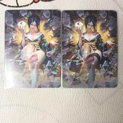 花开卡拍第22期（品控勿拍!!!收拍品，不寄存，运费5元，自制卡难免瑕疵，可能存在轻微撞角爆边等出厂瑕疵，品控介意勿拍！） - 燎原 刷子 婴宁 幻彩普卡2张