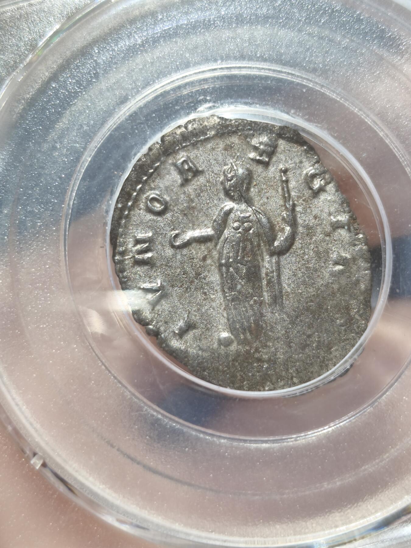 星盘钱币拍卖5.28场 古罗马帝国萨洛尼娜银币，公播45分