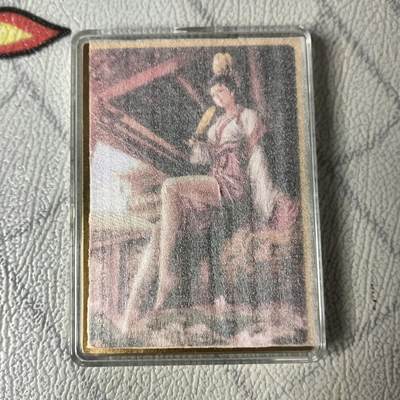 花开卡拍第22期（品控勿拍!!!收拍品，不寄存，运费5元，自制卡难免瑕疵，可能存在轻微撞角爆边等出厂瑕疵，品控介意勿拍！） - 燎原 限定燕青李师师幻雕双面立体浮雕铜卡
