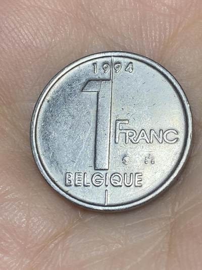 2025年第四十九场(总第七十五场）外国好品散币(免佣金) - 比利时🇧🇪1994年1法郎(法语版)