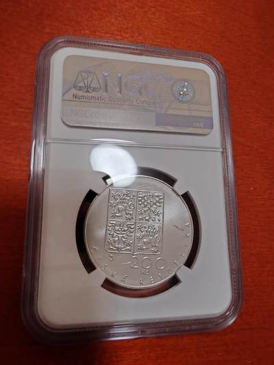 长老汇蛇年精选第十二场拍卖 1994捷克圣维塔大教堂200克朗银币，NGC MS65，更高5枚