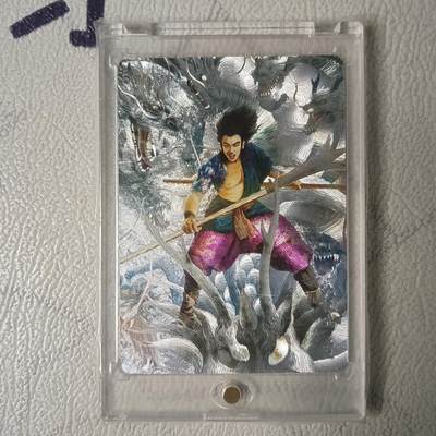 花开卡拍第22期（品控勿拍!!!收拍品，不寄存，运费5元，自制卡难免瑕疵，可能存在轻微撞角爆边等出厂瑕疵，品控介意勿拍！） - 人文之宝 正子公也 银史进 粗闪1张