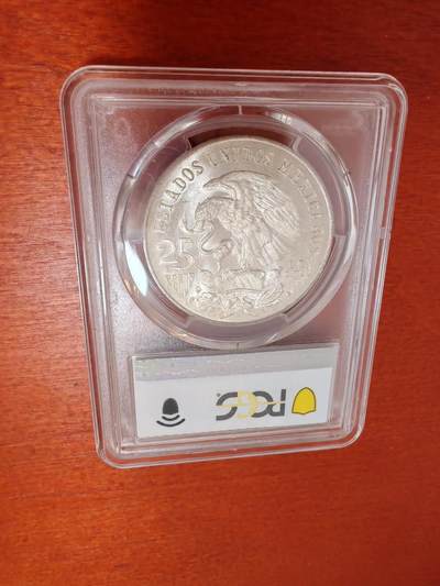 长老汇蛇年精选第十二场拍卖 1968墨西哥奥运会25比索银币，PCGS MS66