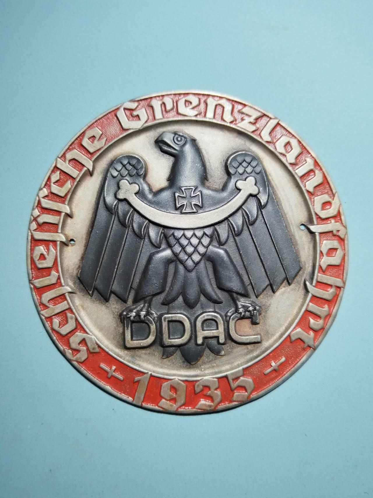 盛世勋华——号角文化勋章邮票专场拍卖第289期 德国（1939）德意志汽车协会（DDAC）1935年西里西亚大区边疆之行纪念章 大尺寸 极为少见