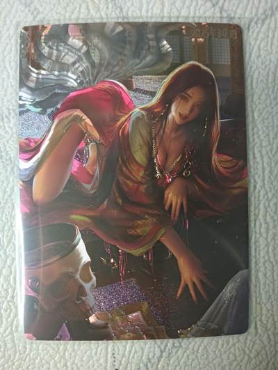 花开卡拍第22期（品控勿拍!!!收拍品，不寄存，运费5元，自制卡难免瑕疵，可能存在轻微撞角爆边等出厂瑕疵，品控介意勿拍！） - 卡玩帕克百花谱镭雕妲己