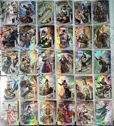 花开卡拍第22期（品控勿拍!!!收拍品，不寄存，运费5元，自制卡难免瑕疵，可能存在轻微撞角爆边等出厂瑕疵，品控介意勿拍！） - 卡游 天龙八部 群侠玄武卡30张