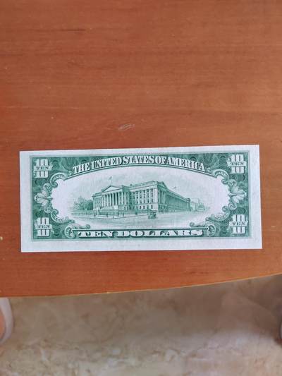 1934年10美元，全新未流通， - 1934年10美元，全新未流通，