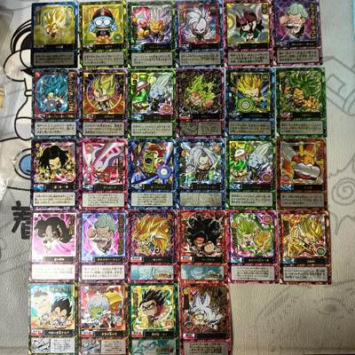 花开卡拍第22期（品控勿拍!!!收拍品，不寄存，运费5元，自制卡难免瑕疵，可能存在轻微撞角爆边等出厂瑕疵，品控介意勿拍！） - 藏无缺 璇哥 q版龙珠 粗闪 散配28张