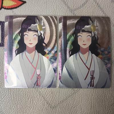 花开卡拍第22期（品控勿拍!!!收拍品，不寄存，运费5元，自制卡难免瑕疵，可能存在轻微撞角爆边等出厂瑕疵，品控介意勿拍！） - 璇哥 粗闪定制卡 日向雏田 粗闪 2张