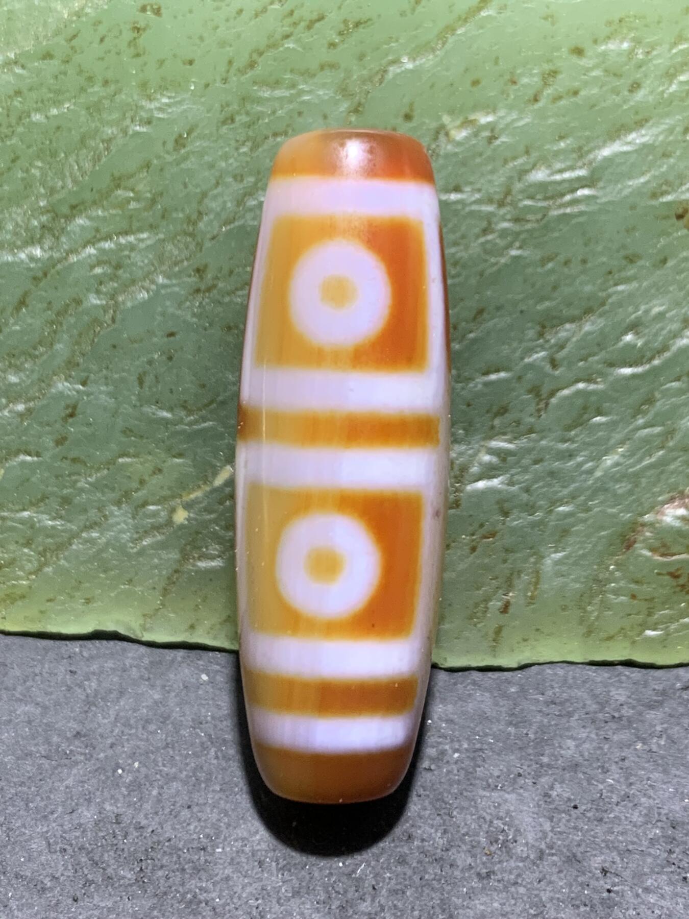 仅此一颗，精品藏传红四眼天珠一颗