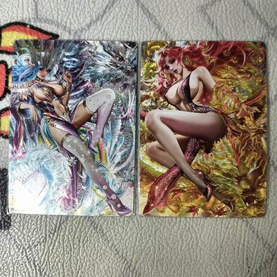 花开卡拍第22期（品控勿拍!!!收拍品，不寄存，运费5元，自制卡难免瑕疵，可能存在轻微撞角爆边等出厂瑕疵，品控介意勿拍！） - 卡玩帕克 璇哥 秋冬辰龙姬 粗闪2张