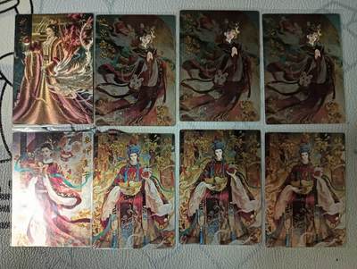 花开卡拍第22期（品控勿拍!!!收拍品，不寄存，运费5元，自制卡难免瑕疵，可能存在轻微撞角爆边等出厂瑕疵，品控介意勿拍！） - 卡德曼 星辰墨夜 8张，武则天卡背有折痕介意勿拍