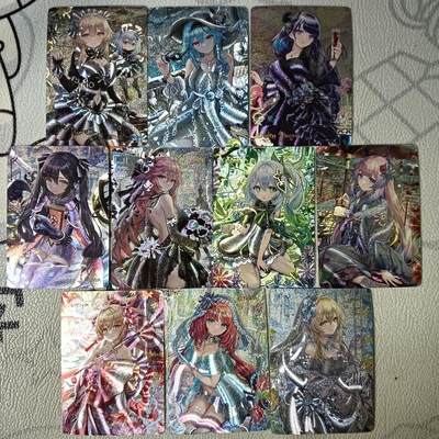 花开卡拍第22期（品控勿拍!!!收拍品，不寄存，运费5元，自制卡难免瑕疵，可能存在轻微撞角爆边等出厂瑕疵，品控介意勿拍！） - 燎原 T画师 原神 粗闪 10张