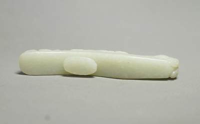 玉石翡翠玛瑙｜拍卖专场 明清风｜老和田玉龙钩摆件｜尺寸详见图六