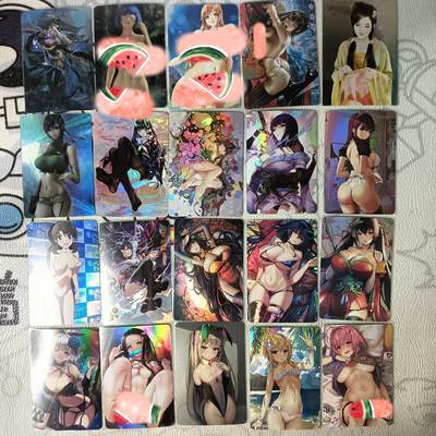 花开卡拍第22期（品控勿拍!!!收拍品，不寄存，运费5元，自制卡难免瑕疵，可能存在轻微撞角爆边等出厂瑕疵，品控介意勿拍！） - 燎原京珞绘天阁等动漫同人 彩闪 58张，含2张艺术版