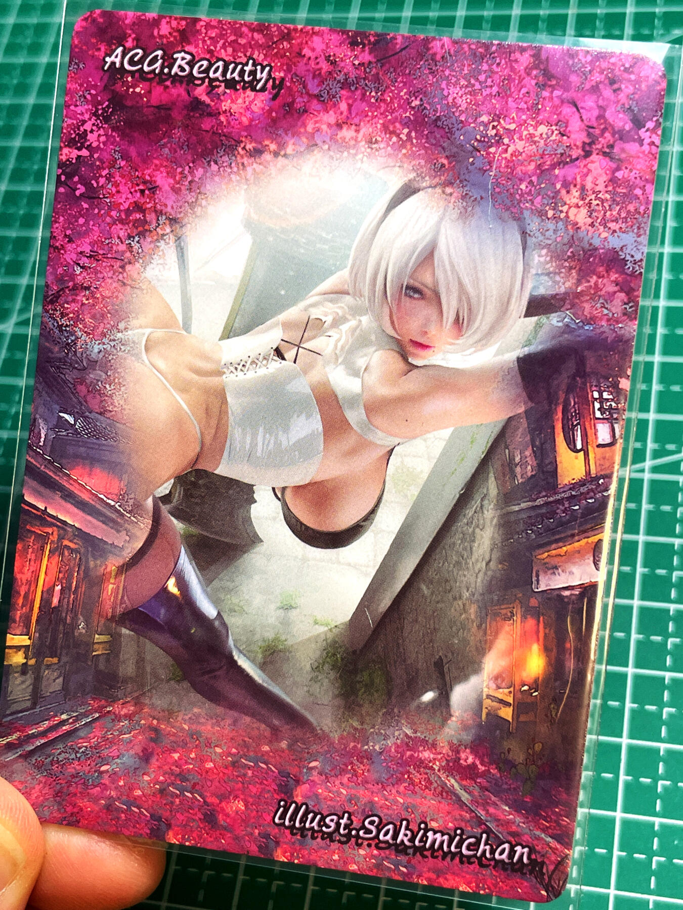 显眼宝16期 全部个人私藏卡～ 燎原卡牌 acg 机械纪元2b角色 金彩卡一张