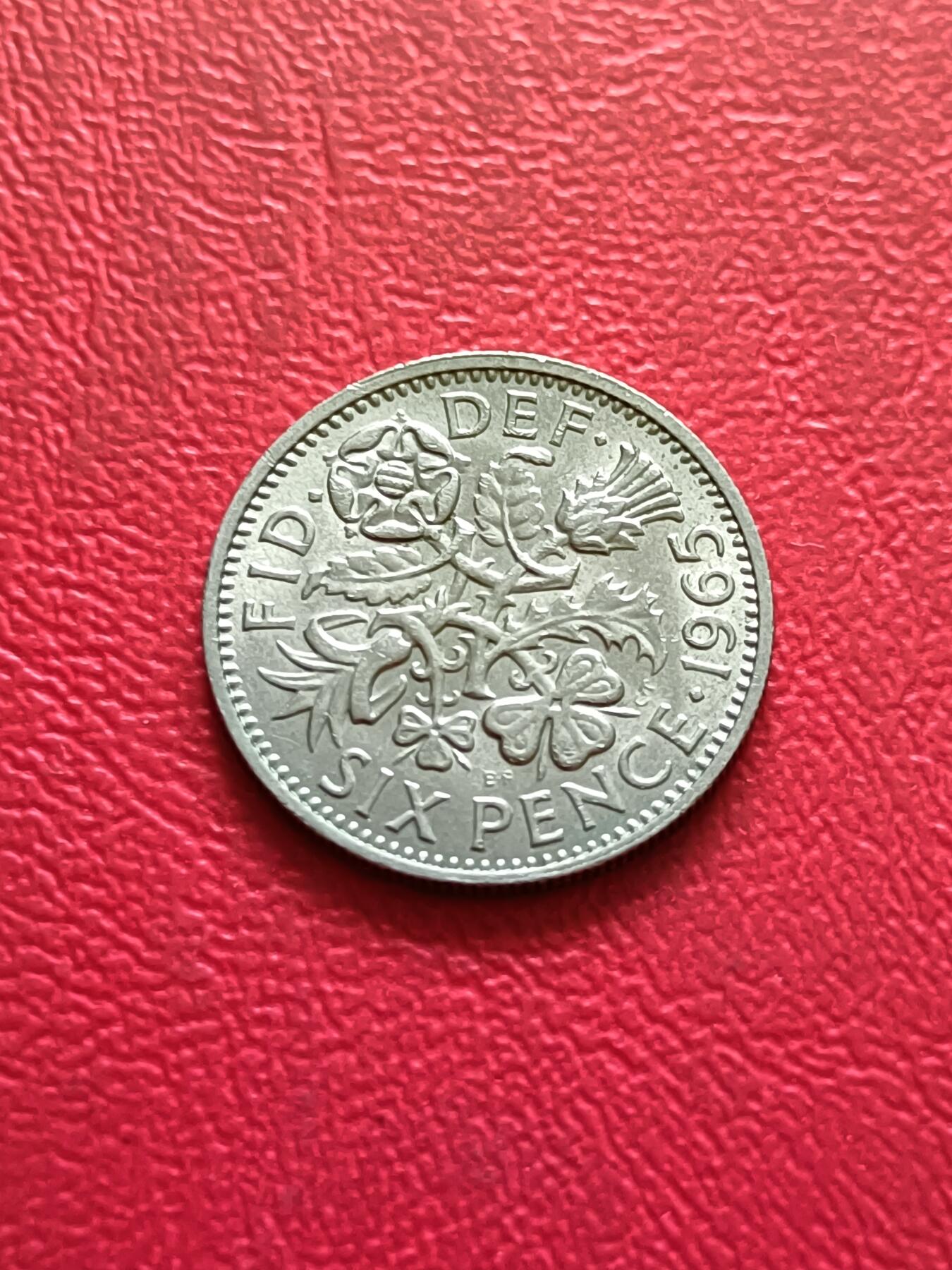 【云涧收藏】第二十八场 英国1965年6便士