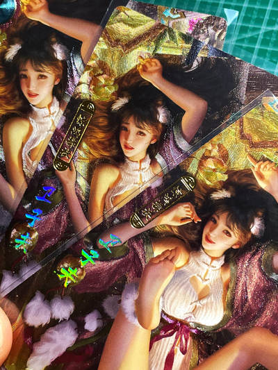 显眼宝16期 全部个人私藏卡～ - 卡玩帕克 百花谱 超美 卫子夫 一套三张   颜值和姿势都很好