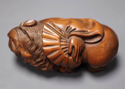 手串木器杂件｜拍卖专场 老黄杨钟馗物摆件｜尺寸详见图七