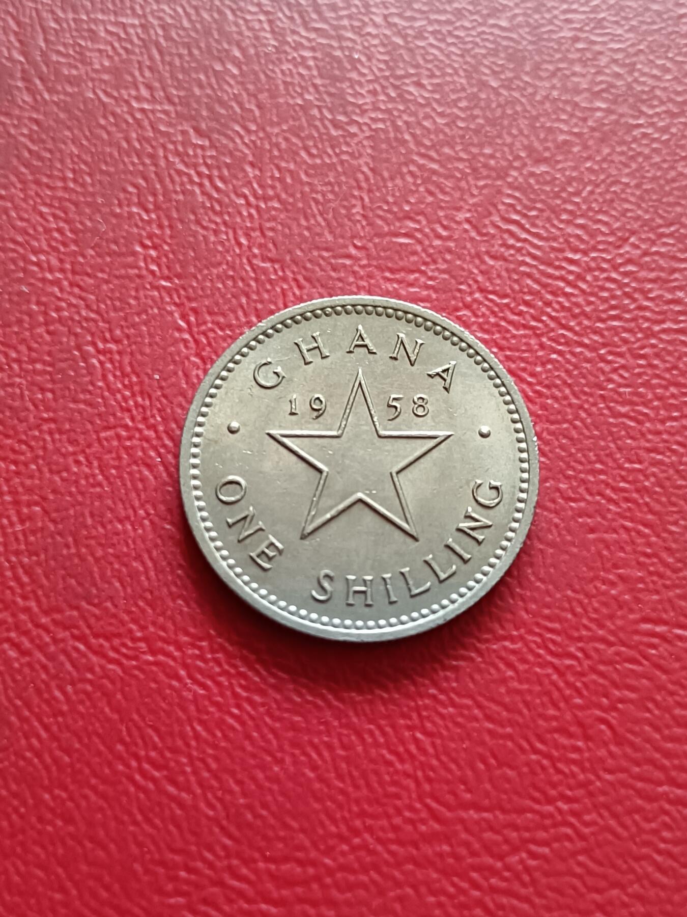 【云涧收藏】第二十八场 加纳1958年1先令，美品